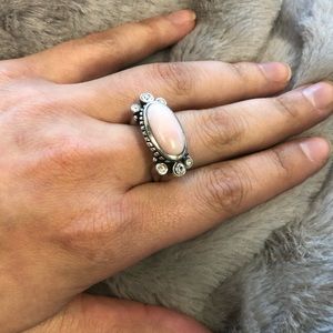 Barse Sterling Rose Quartz Vintage Ring